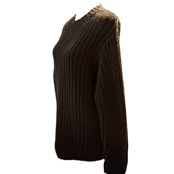 J.Crew Handknit Lambswool & Cashmere Blend Sweater, Brown, Women's Large - Picture 6 of 6
